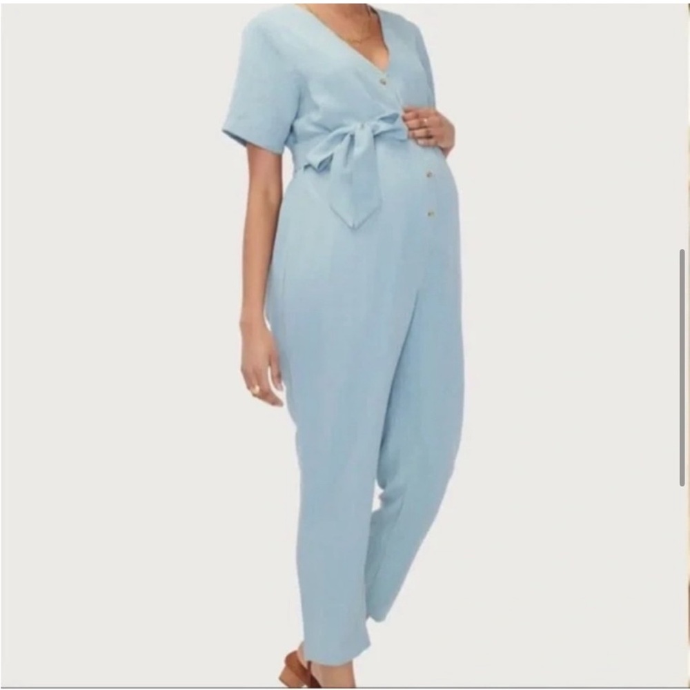 Hatch Maternity Noelle Jumpsuit Size M